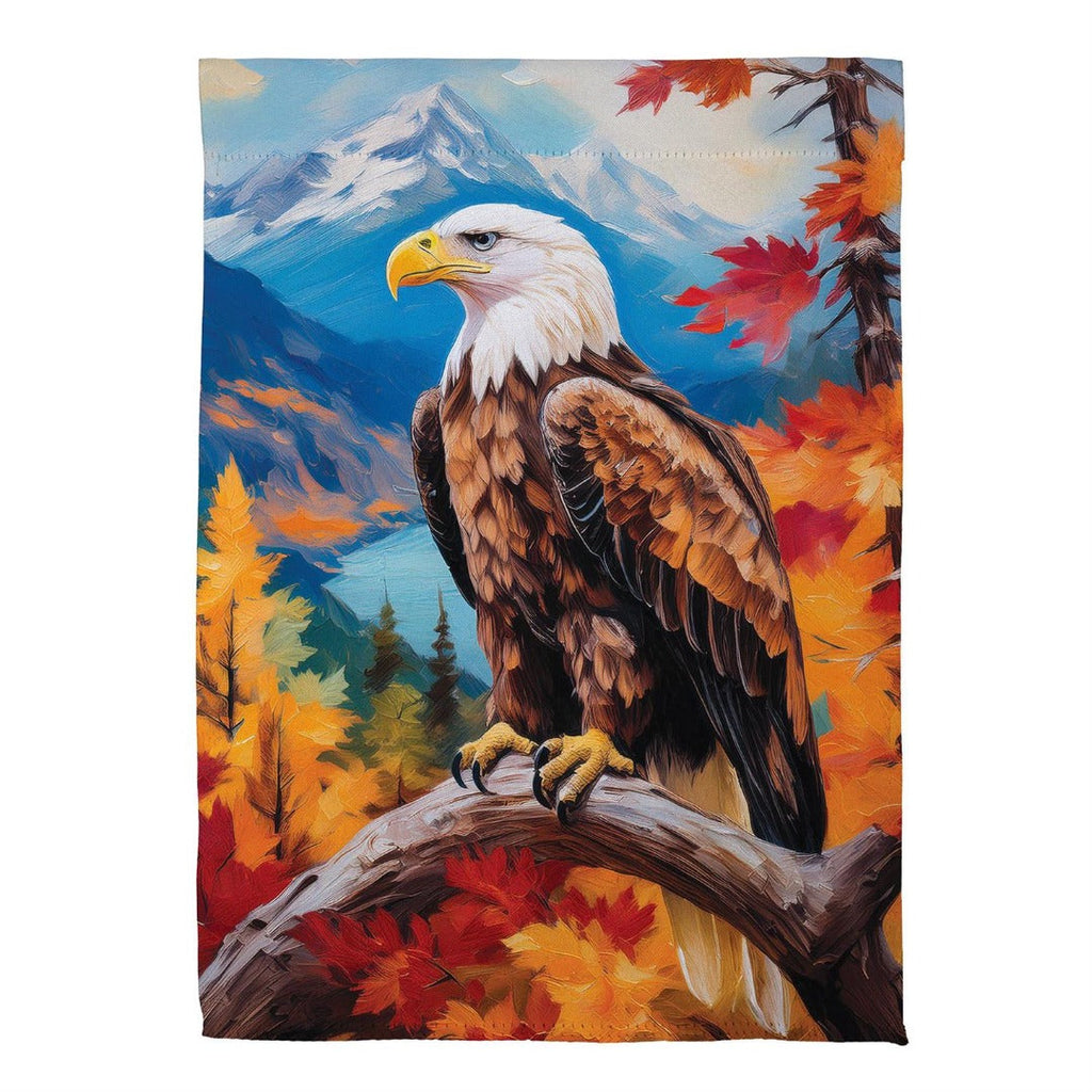 Regal Fall Eagle 2 Sided Garden Flag