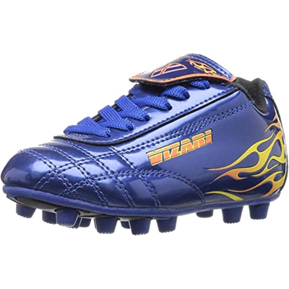 Youth Firm Ground Soccer Cleats – Blaze Blue/Orange