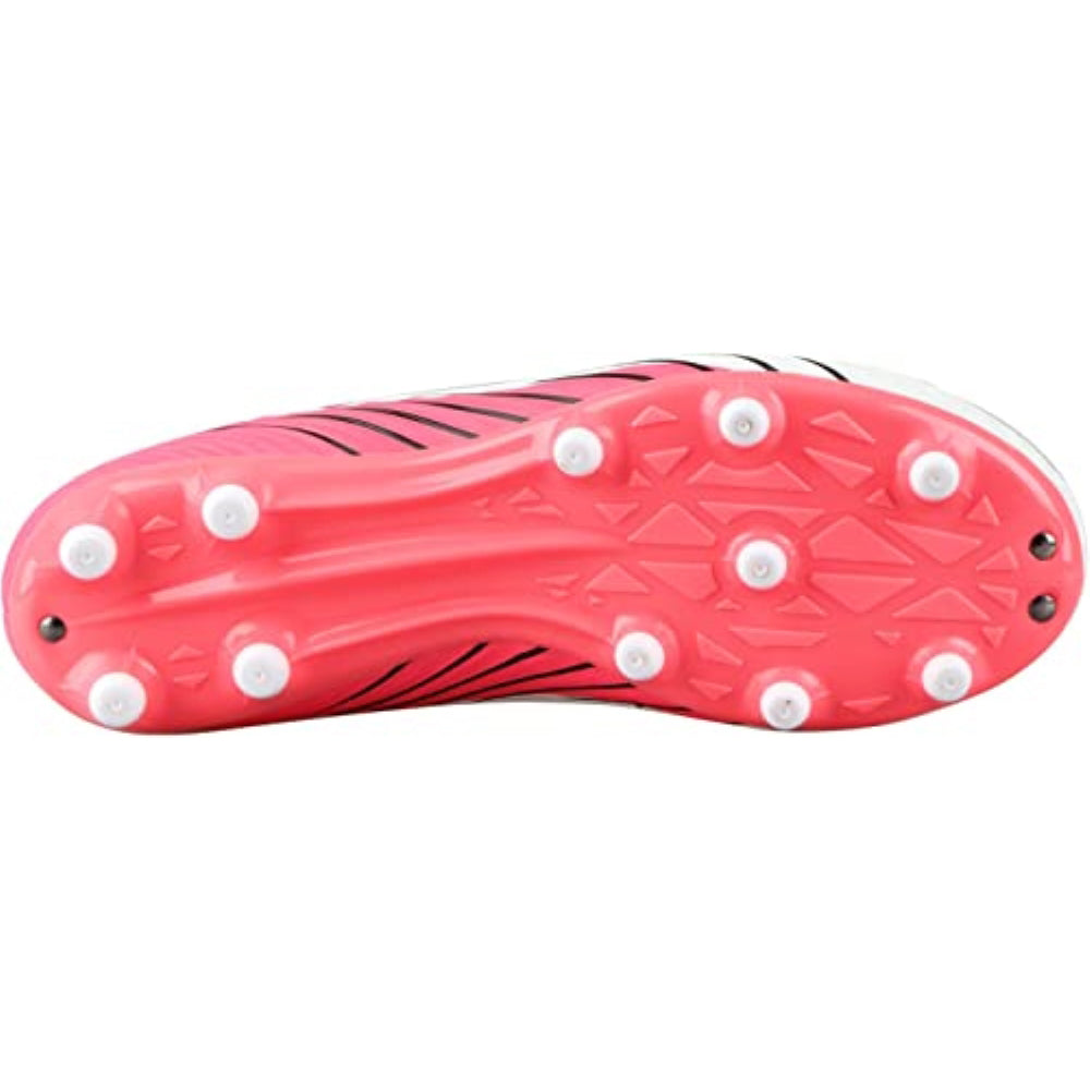 Tesoro Junior Firm Ground Soccer Cleats - White/Pink