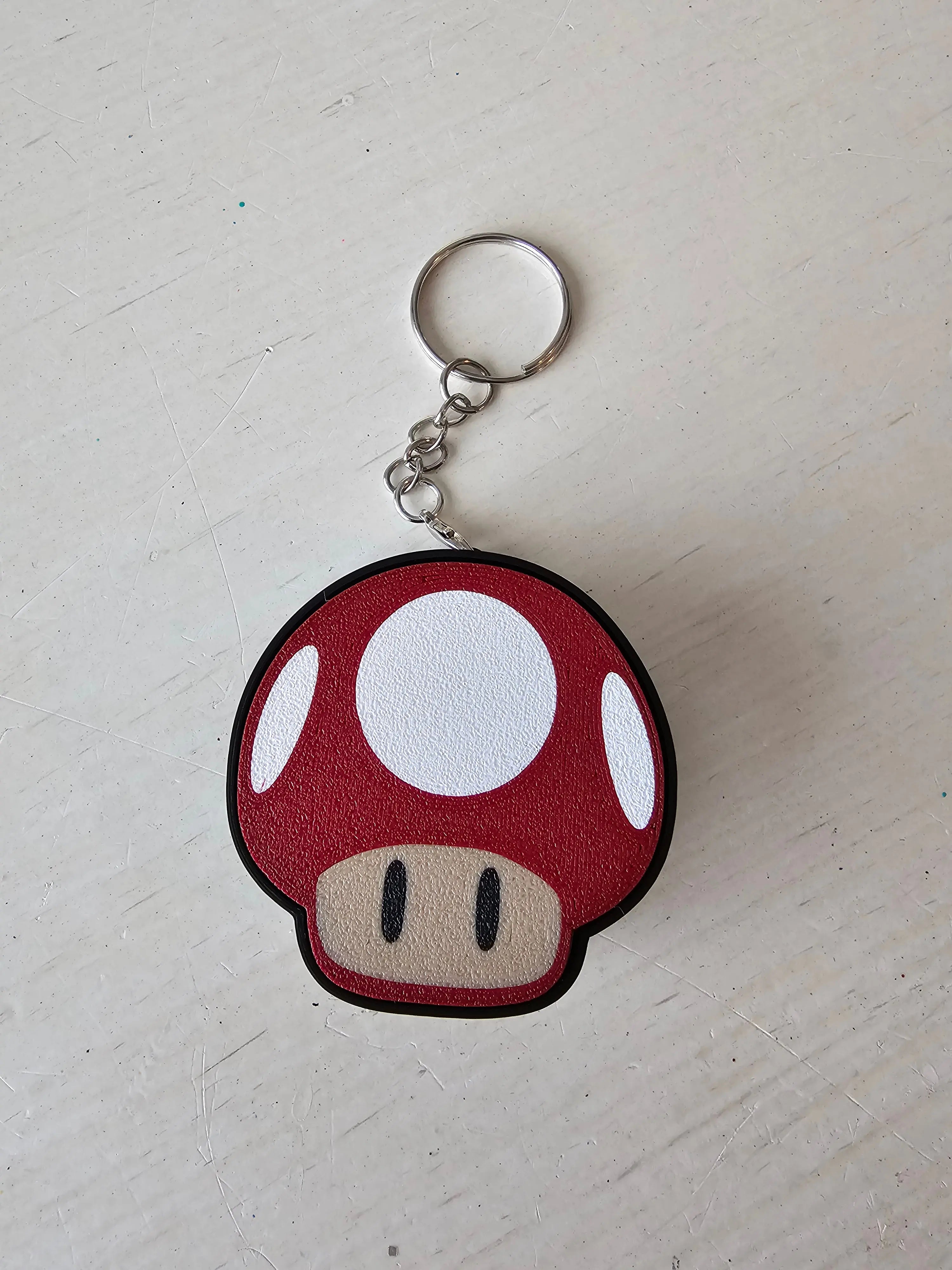 The Tween Space Retro Mushroom Fidget Clicker Keychain | 3D Printed