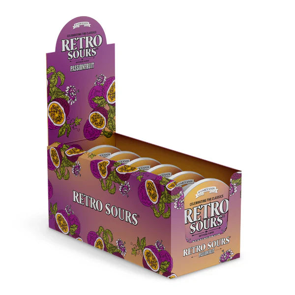 Retro Sours - Passionfruit 8ct (60g)