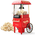 Retro Hot Air Popcorn Maker 1200W with Kernel Measuring Cup-Red