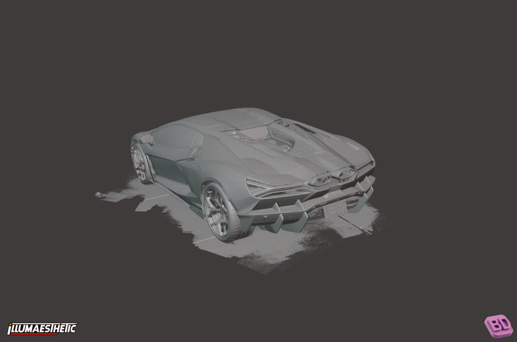 Lamborghini Revuelto 3D Scan (2023+)