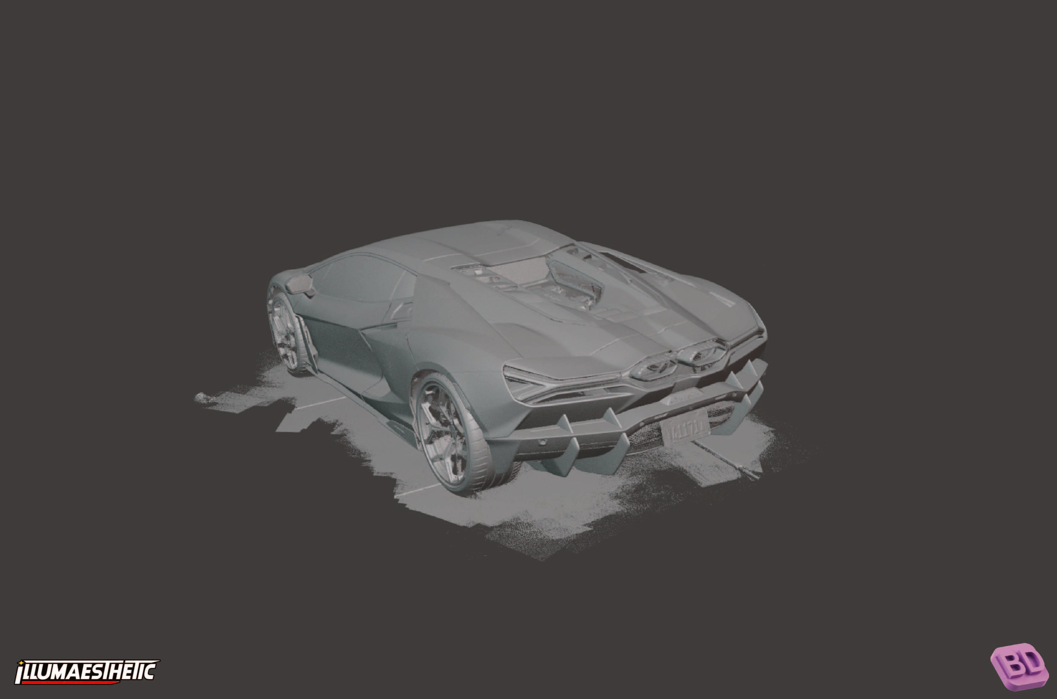 Lamborghini Revuelto 3D Scan (2023+)