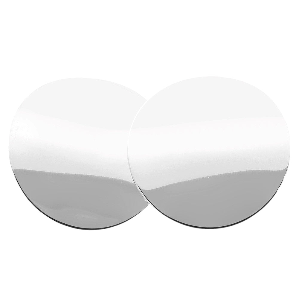 Stainless Steel Round Circle Domed Stud Earrings