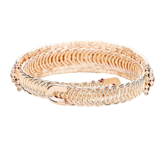 Rhinestone Pave Evening Bracelet