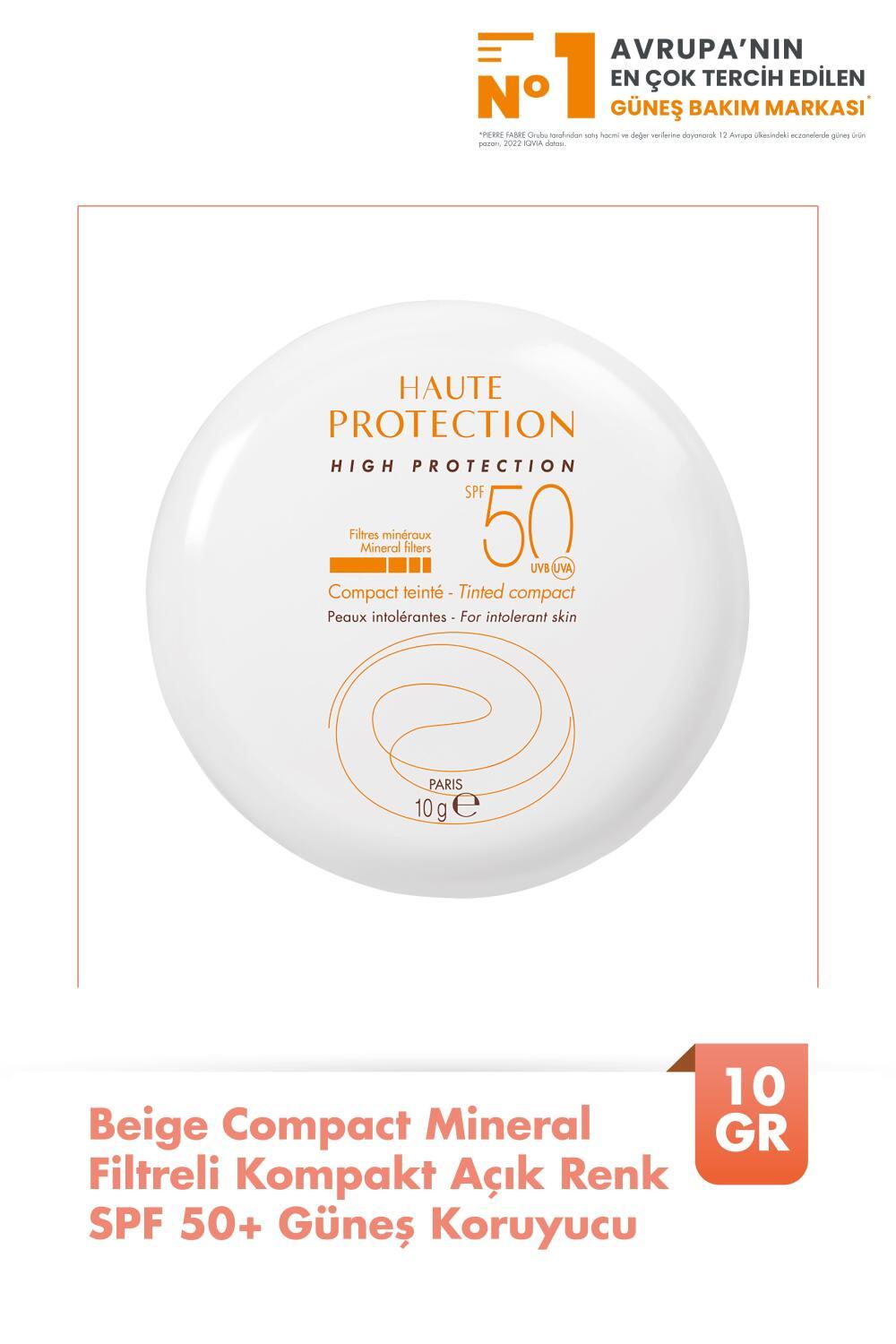 Avene Mineral Sunscreen Compact SPF 50+ - Tinted, Portable Sun Protection for Sensitive Skin