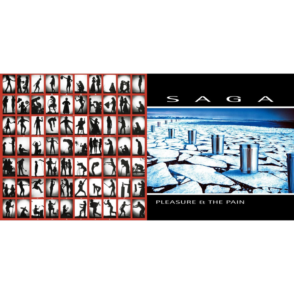 Saga - Beginner's Guide To Throwing Shapes (180G/Remastered) & Pleasure & The Pain - LP Vinyl Bundle