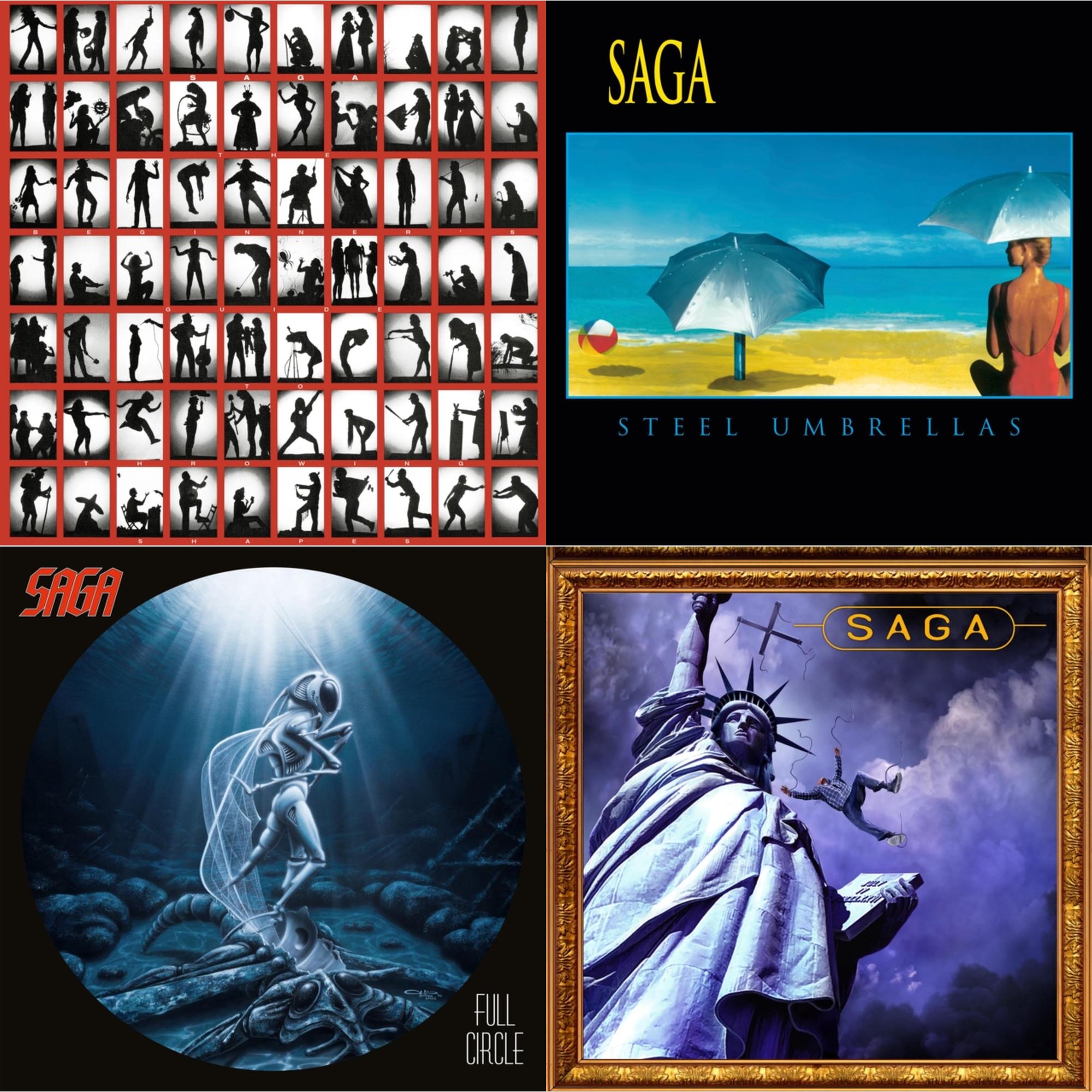 Saga - Beginner's Guide To Throwing Shapes (180G/Remastered) & Steel Umbrellas & Generation 13 (2LP) & Full Circle (2021 Reissue)
