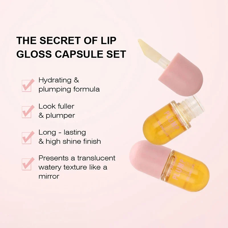 Long Lasting Lip Plumper Oil Instant Volumising Enhancer Lip Serum Collagen Lips Volume Lipgloss Sexy Cosmetic Volume Increases