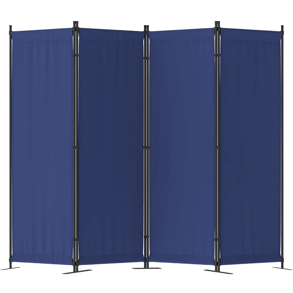 Four-Panel Folding Room Divider Freestanding Privacy Partition