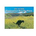 Calendar 2026 Dogs Pooping in Beautiful Places Funny Gag Gifts Thick Paper Wall Calendar Christmas Home Decor Planning Organizer