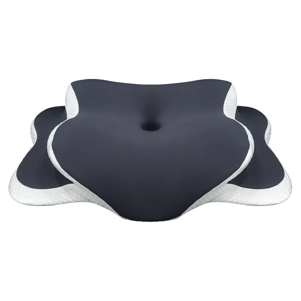 Memory Foam Pillow Cervical Pillow Neck Pain Relief Contour Ergonomic Orthopedic Neck Support for Side Back Stomach Sleeper Gift