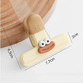 Creative Face Bag Sealing Clip Food Snack Clip Kitchen Tools Decorative Small Clip Refrigerator Plastic Food Bag Storage