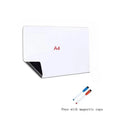 1Pc Flexible Magnetic Whiteboard Stickers A3+A4 with Erasable Markers Refrigerator Memo Board for Kitchen Grocery List