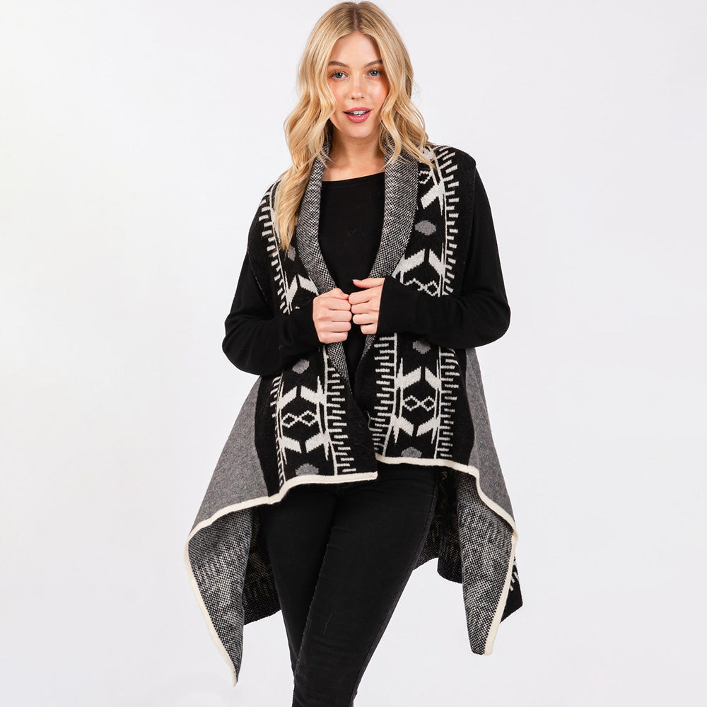 Aztec Pattern Vest