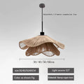 Rattan Flower pendant Lamp LED Chandelier Home Decoration Living Room Dining Indoor Bedroom Bedside Height Adjustable