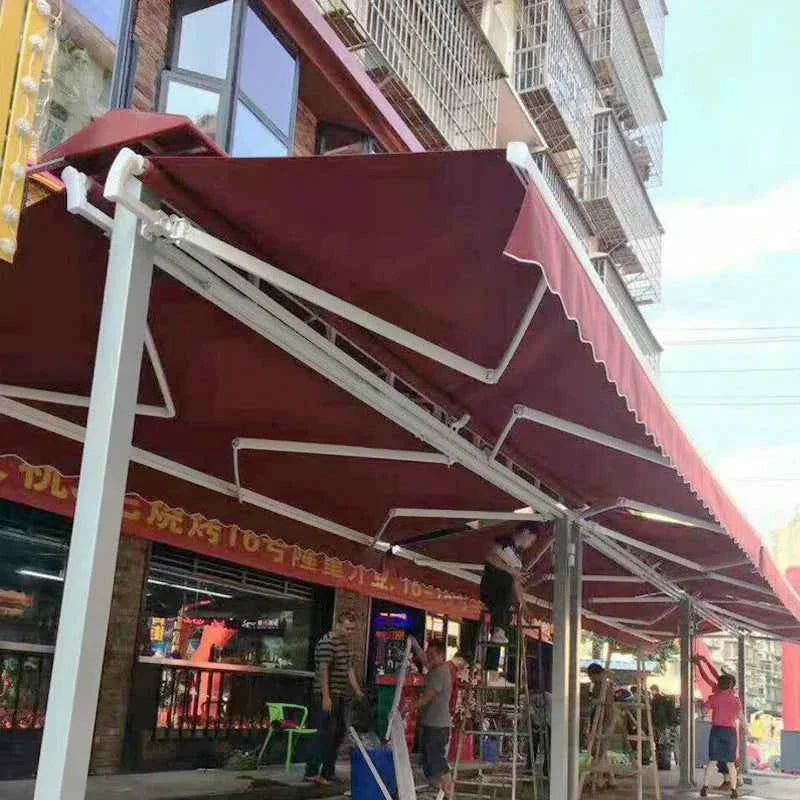 Cheap Price Gazebo Retractable Awnings Wholesale Parasols Car Sunshade Folding Awning With Walls  4x2m Outdoors