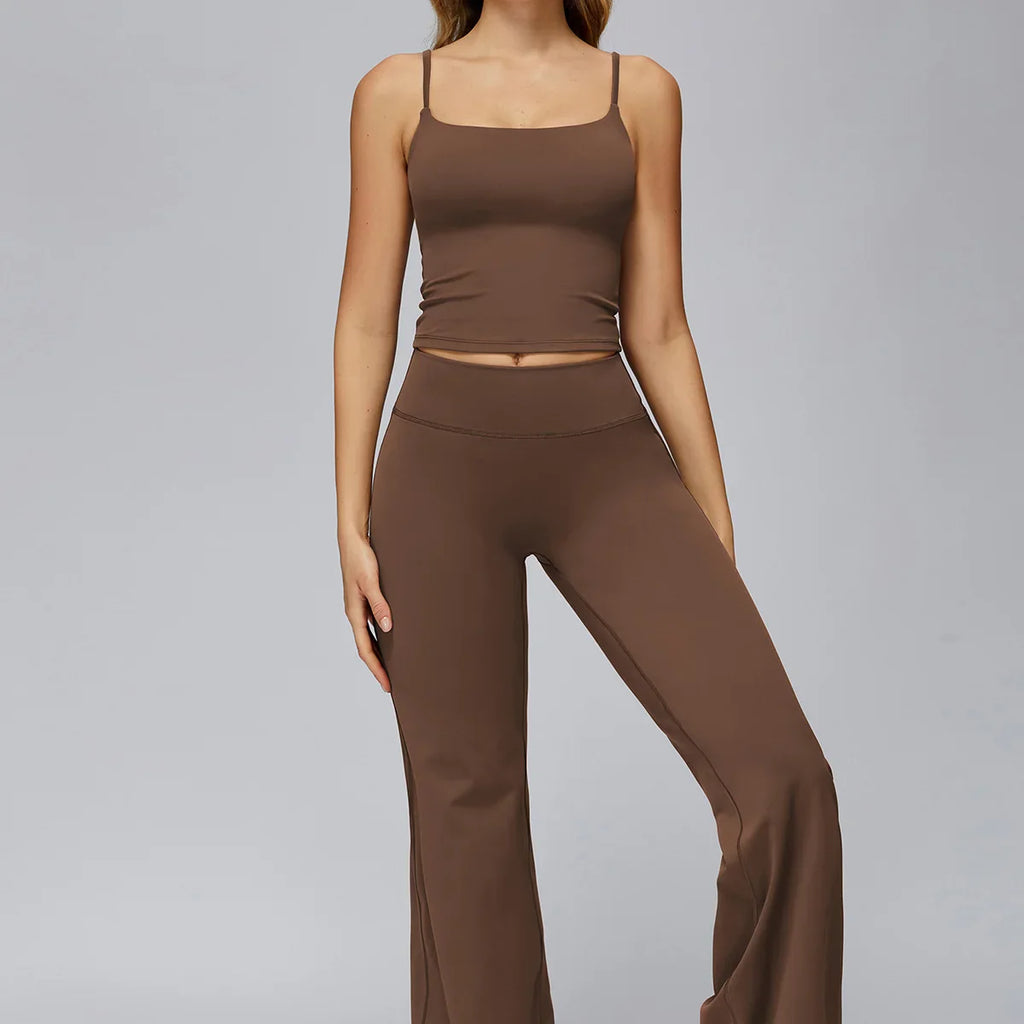 New yoga set 2 pieces gym set Women Long Sleeve Sports Shirts Sports Bra Leggings Suit Fitness Running Workout Suits Tracksuit