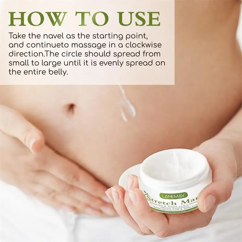 Stretch Marks Permanent Removal Cream Maternity Pregnant Women Pregnancy Anti-Winkle Smooth Repair Firming Skin Body Skin Care