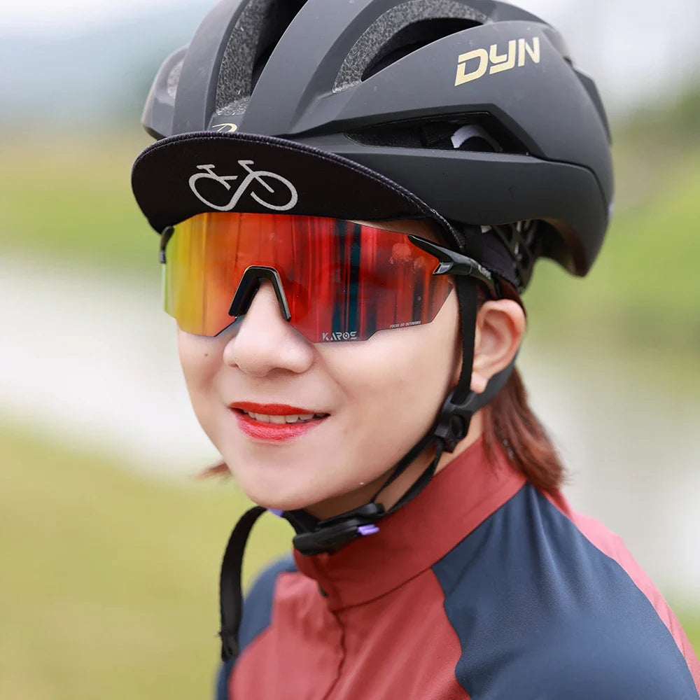 KAROS Photochromic Cycling Glasses MTB Road Bike Eyewear Men Women Outdoor Sports Sunglasses Adjustable Lens for Bicycle K01