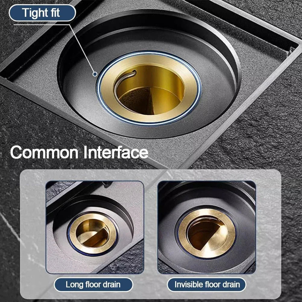 Brass Floor Drain Core Fast Drainage Insect Proof Drain Sink Shower Plug Backflow Preventer Valve Bathroom Accessories