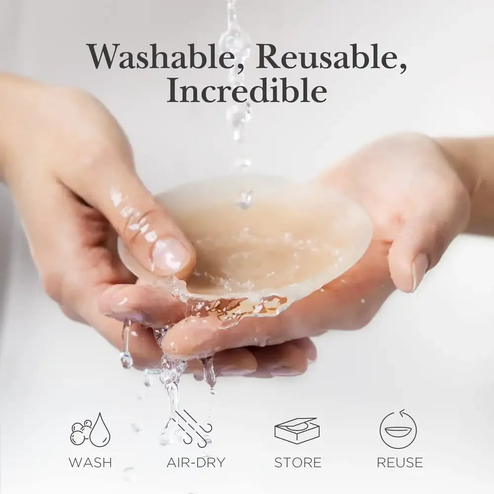Reusable Women Breast Petals Lift Nipple Cover Invisible Petal Adhesive Strapless Backless Stick on Bra Silicone Breast Stickers
