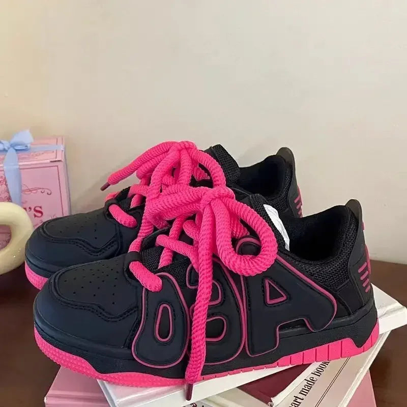 Sneakers Lace Up Athletic Shoes for Women Sports Light H Comfortable and Elegant Woman Footwear Original Deals Designer Luxury A