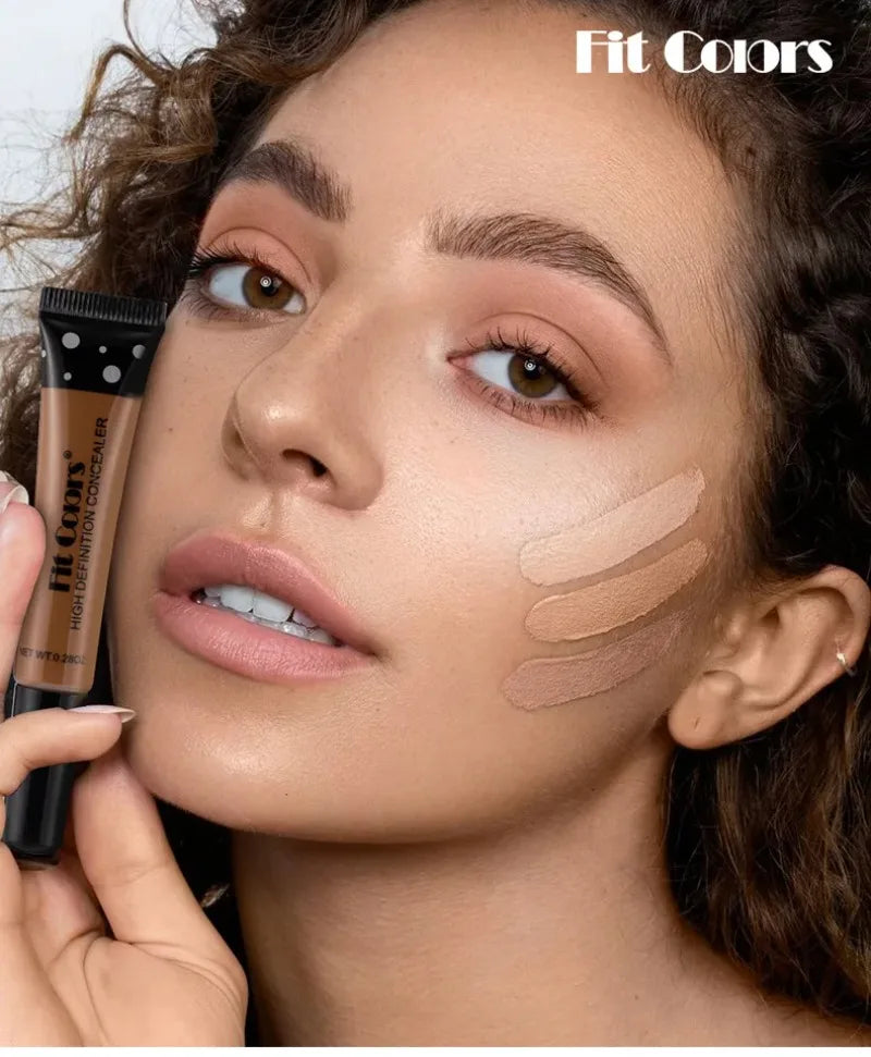 Fit Colors 8 Size Concealer With A Flexible Concealer Moisturizing Liquid Foundation To Cover Dark Circles And Acne Spots