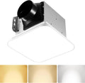 JOEAONZ Three Temperature LED Bathroom Exhaust Fan With Light