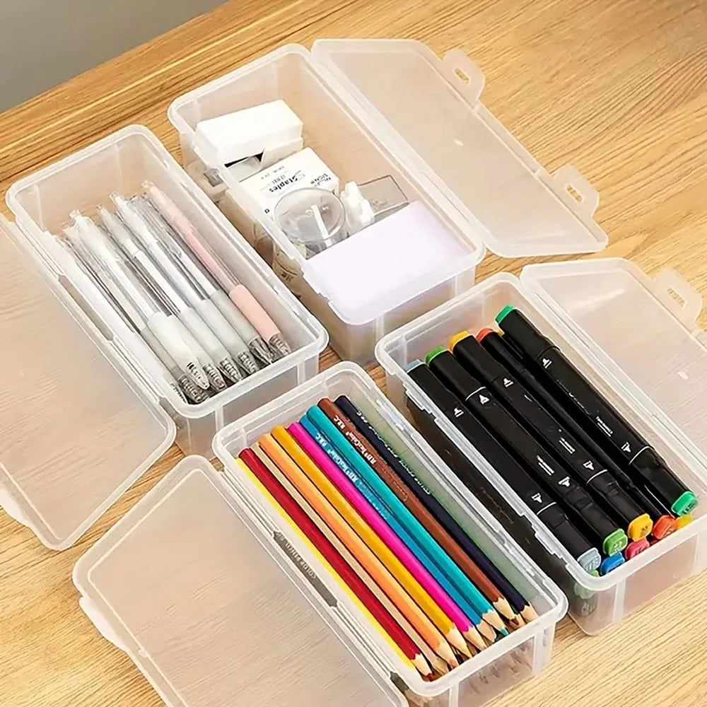 LOLEDE Pencil Cases Useful School Supplies Kawaii Stationery Organizer Bag Astethic Holster DIY Office Pen Box Kits Sacs Pen Box