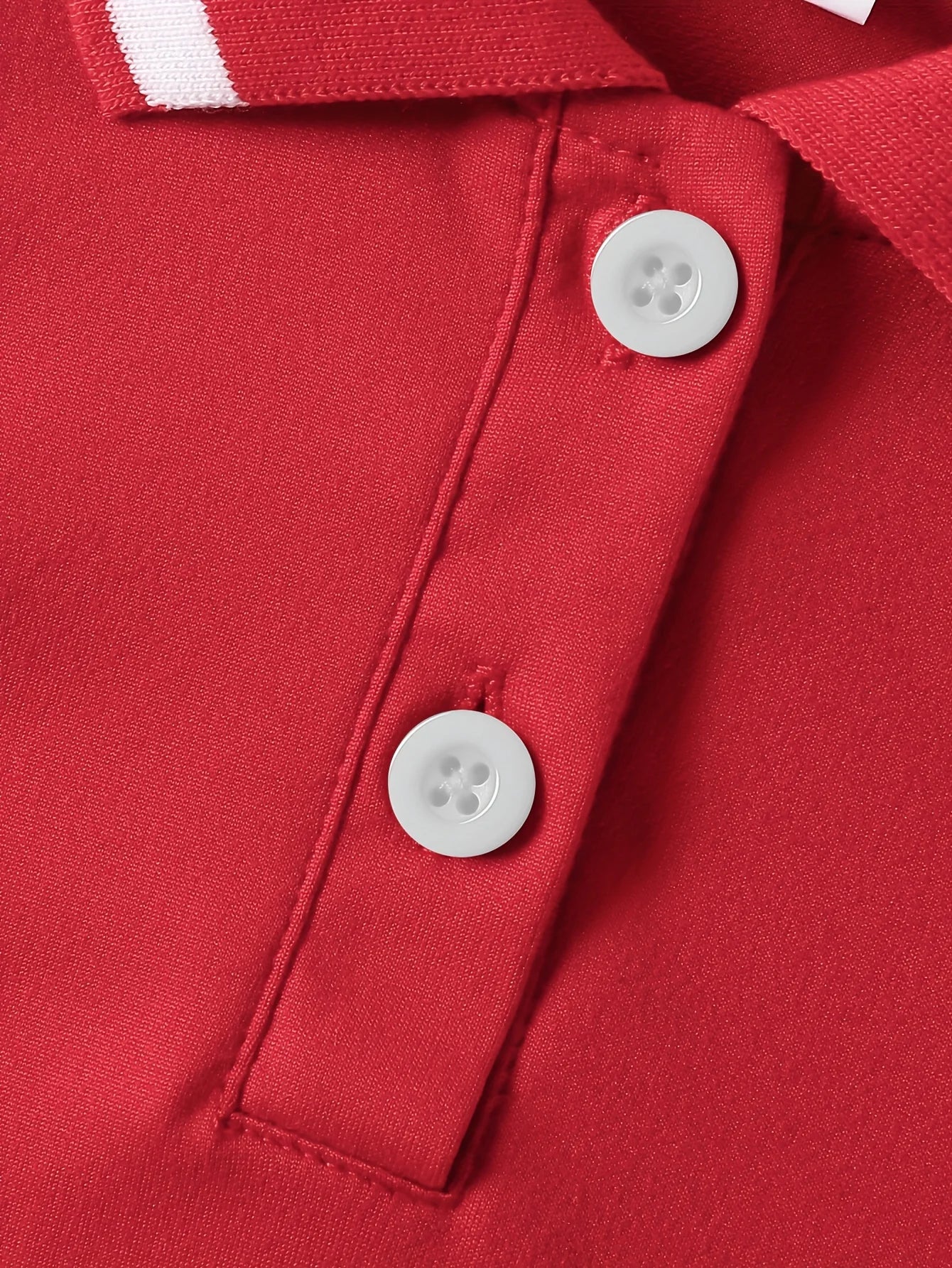 Vintage Red Sleeveless Polo Collar Dress - Heart Accent Pleated Skirt Girls Sweet Preppy Style Outfit