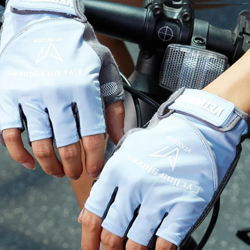 Veidoorn Men's Women's Workout Gloves for Gym Weight Lifting Non-Slip Palm with Padding Breathable Towel Finger for Sweat Wipe