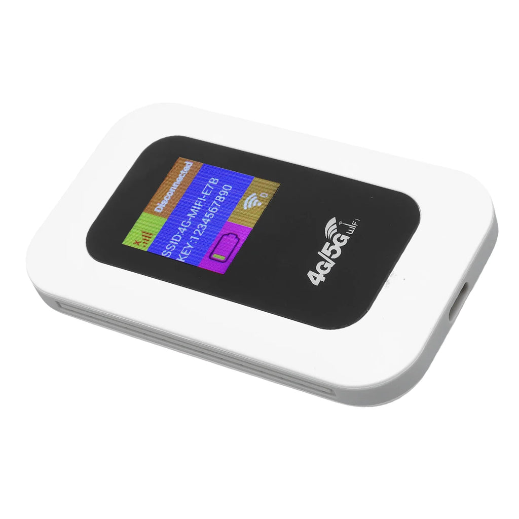 Ultra-Portable WiFi Mobile Hotspot Device 300Mbps High Speed 4G 5G Pocket Wireless Network Connect Device for Travel Camping