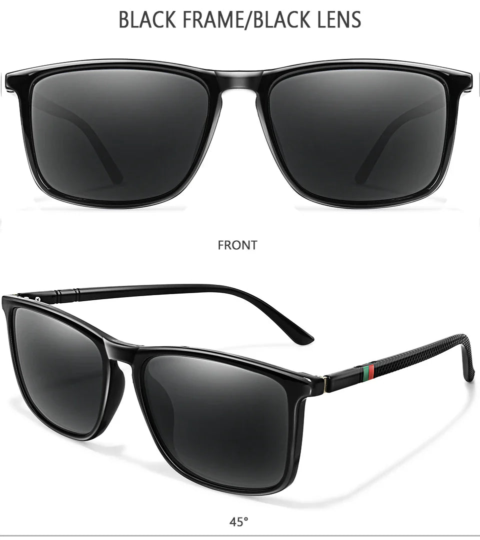 Luxury Square Vintage Polarized Cycling Sunglasses Men Women Fashion Travel Driving Fishing Sun Glasses Male Eyewear UV400