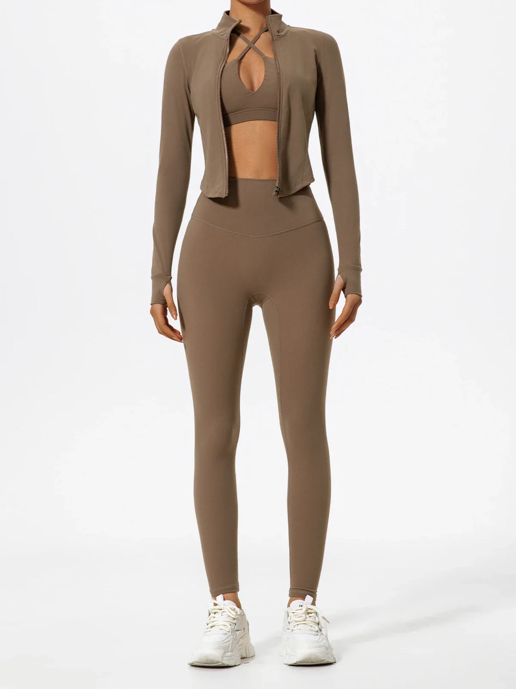 Hearuisavy Summer Ultra-Soft Fabrics Tight Sports Jackets Women Zipper Gym Yoga Clothes Female Quick-Dry Long Sleeve Sportswear