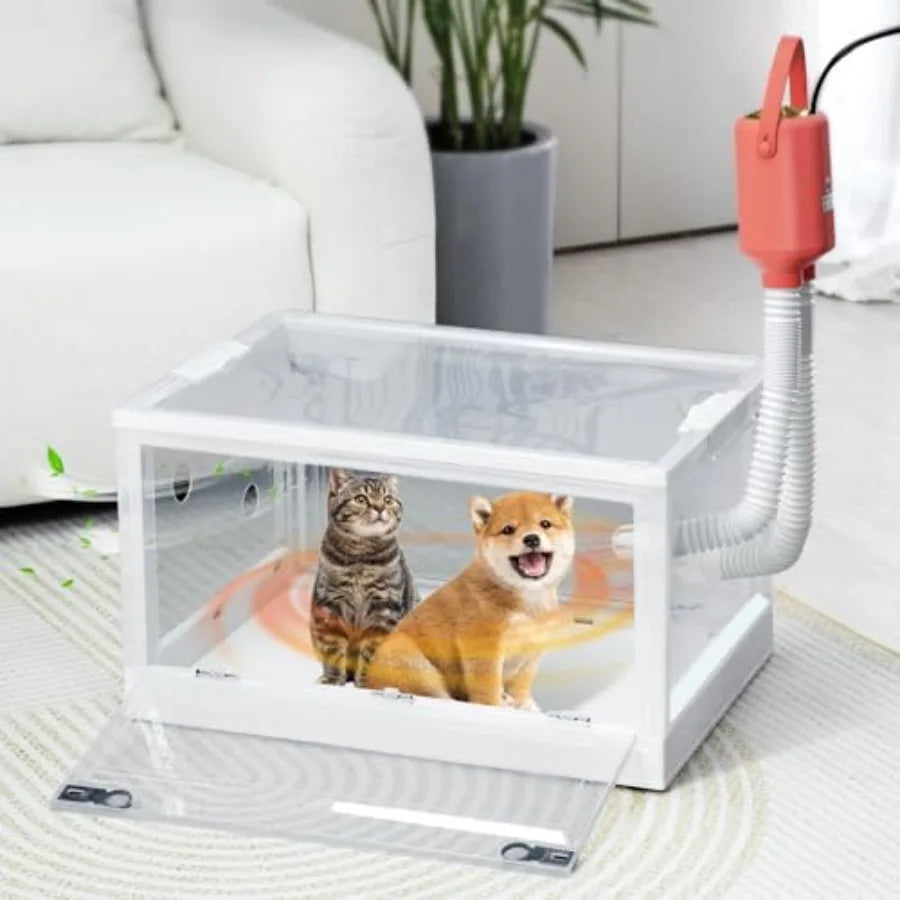 Automatic Pet Dryer Box For Cats And Small Dogs With Timed Operation