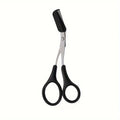 Stainless Steel Built-in Eyebrow Scissors + 1 Crescent Eyebrow Razor. Specially designed for women. Exquisite craftsmanship & durable material, easy to use and suitable for both left and right hands. An ideal gift for makeup lovers.