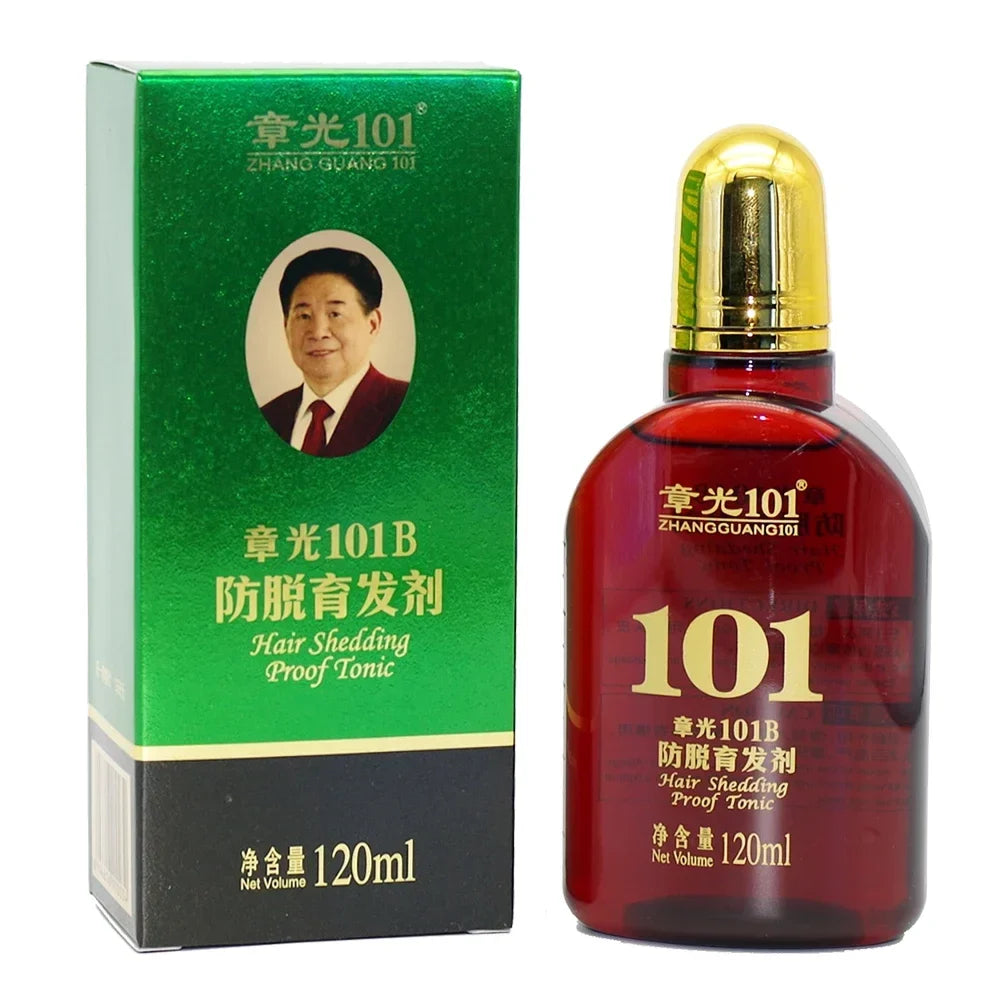 Hair Tonic Zhangguang 101B Scalp Serum 101M 120ML powerful Chinese medicine therapy Hair Treatment Essence 100% original