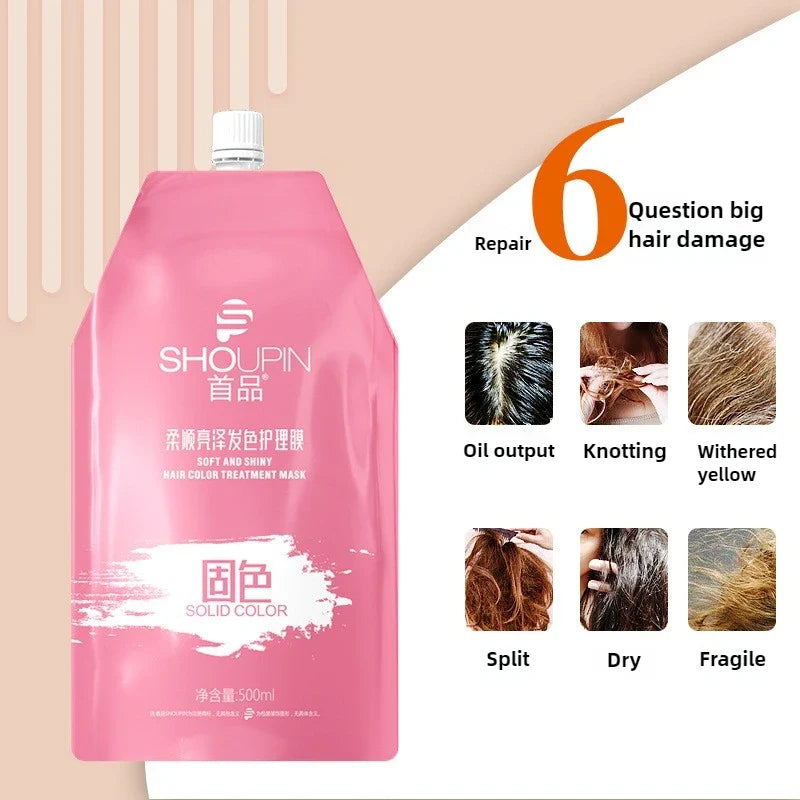 Keratin Hair Mask 5 Seconds Repair Damage Frizzy Hair Mask Help Color Protection After Dyeing 30ml/500ml