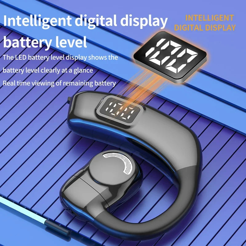 Wireless Bluetooth Headphones Bone Conduction Earphones With Microphone Handsfree Noise Canceling Headset For Driving Audifonos