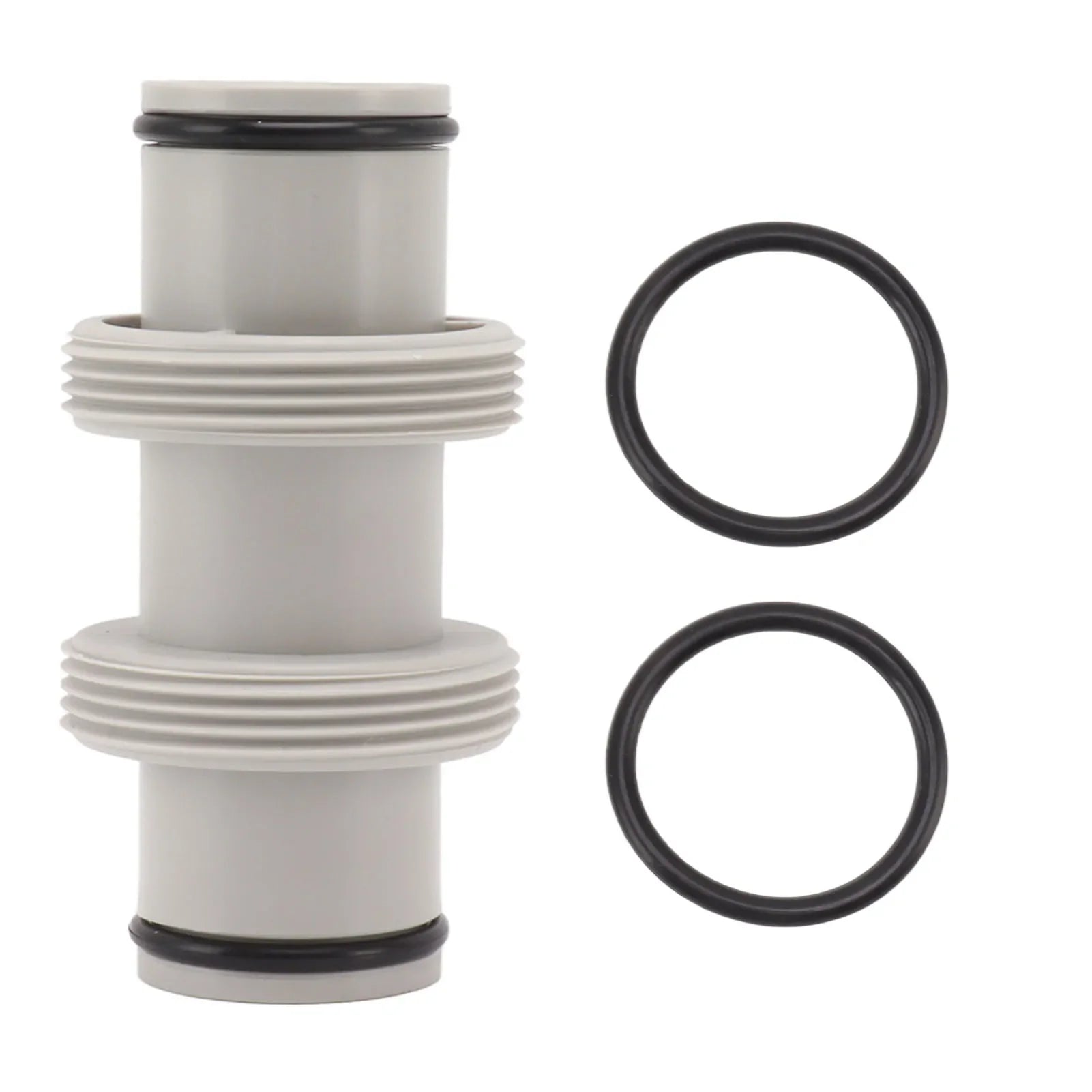 Pool Hose Connector 1.5in To 1.5in Pool Hose Adapter Replacement Elastic Rubber  Antileak Straight Joint for Salt System