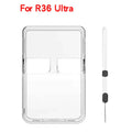 TOFON Transparent protective case For R36 Ultra game console storage bag EVA shell resistant  scratch resistant screen film