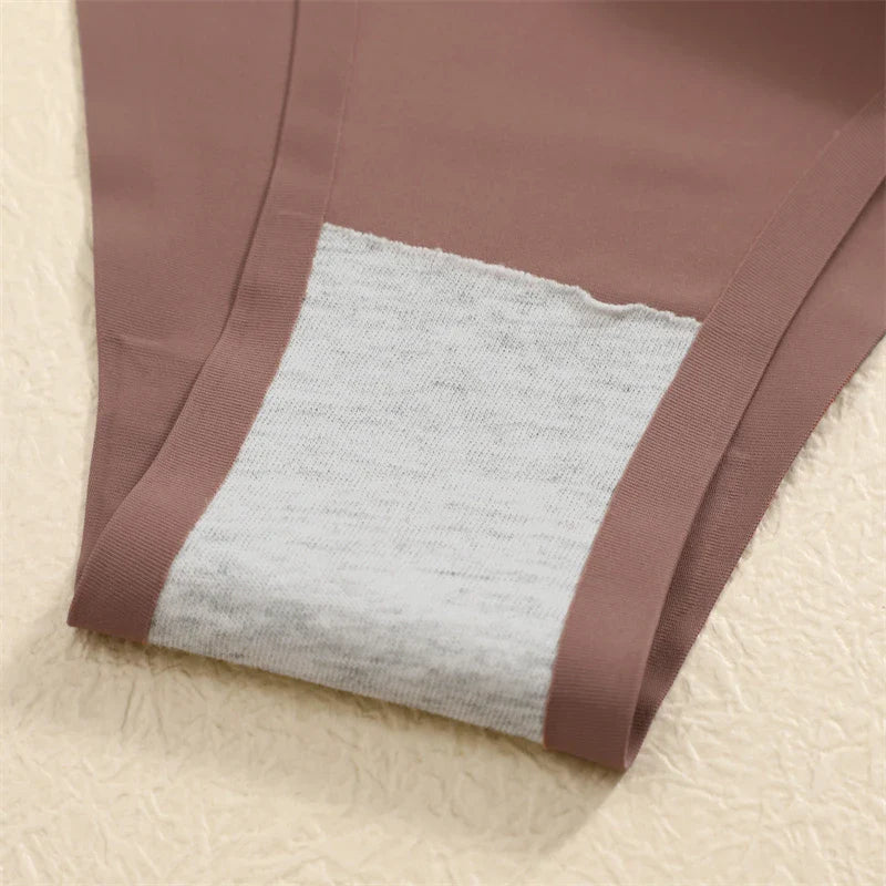 10Pcs/Set Seamless Thong Women Thin Strap Low Waist High Flexibility Panties Underwear Ladies Briefs T-back Comfortable Women