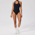 Seamless Yoga Jumpsuit Set Casual Back Base Tight One-piece Corset Slim  Bodysuit Yoga Suit Suspender Sports Fitness Suits Women
