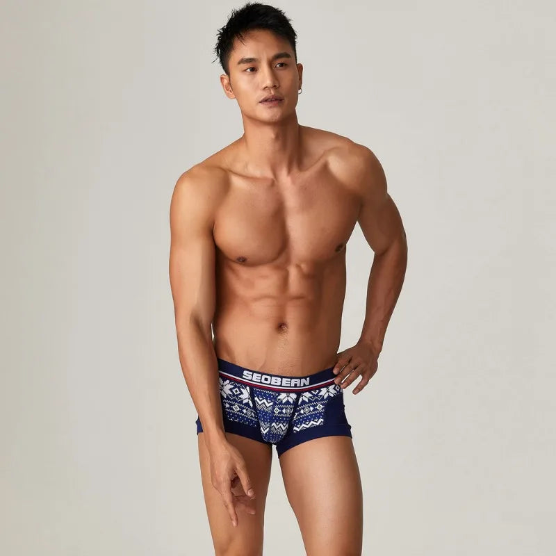 New trendy brand youth underwear, brand men's underwear, ethnic style men's underwear 220206