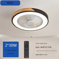 Nordic Wood Ceiling Fan Light Smart Ceiling Fans With Light For Living Room Dining Room Reversible 6 Speeds 50CM Fans Light