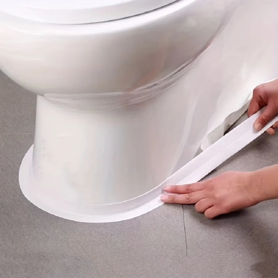 3.2M Bath Caulk Tape Self Adhesive PVC Oil-Proof Kitchen Sink Edge Corner Wall Sticker Waterproof Toilet Sealing Strip Tape