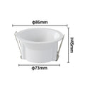 Recessed Mount Frame GU10/MR16 Lamp Holder Bathroom Spot Lighting Bracket SocketLamp Holder Socket Fitting Spot Lighting Fixture