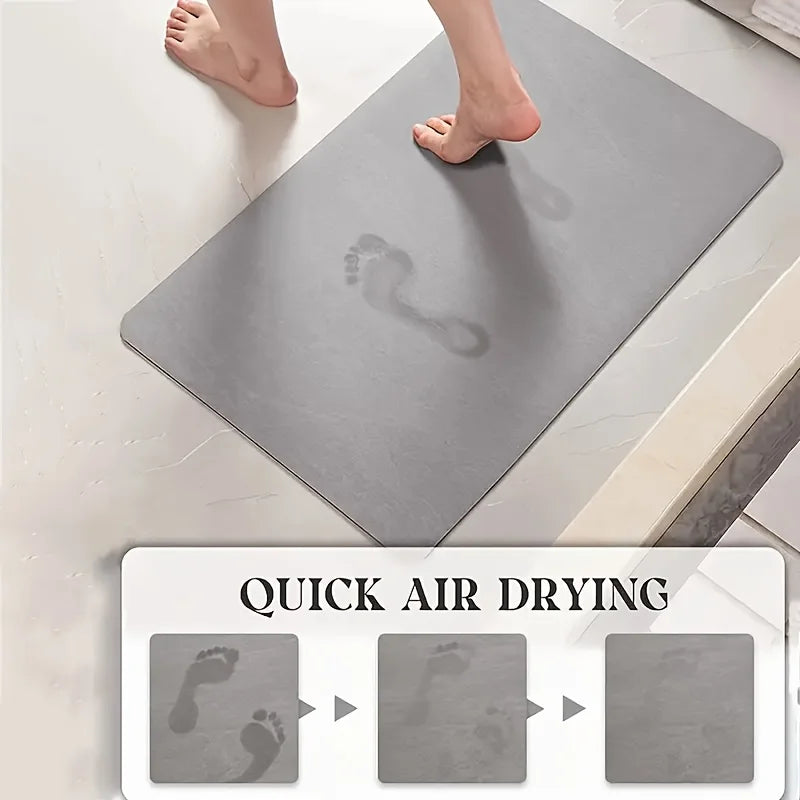 Simple diatomaceous earth kitchen mat long strip restaurant soft mat household non-slip mat bathroom absorbent mat door mat